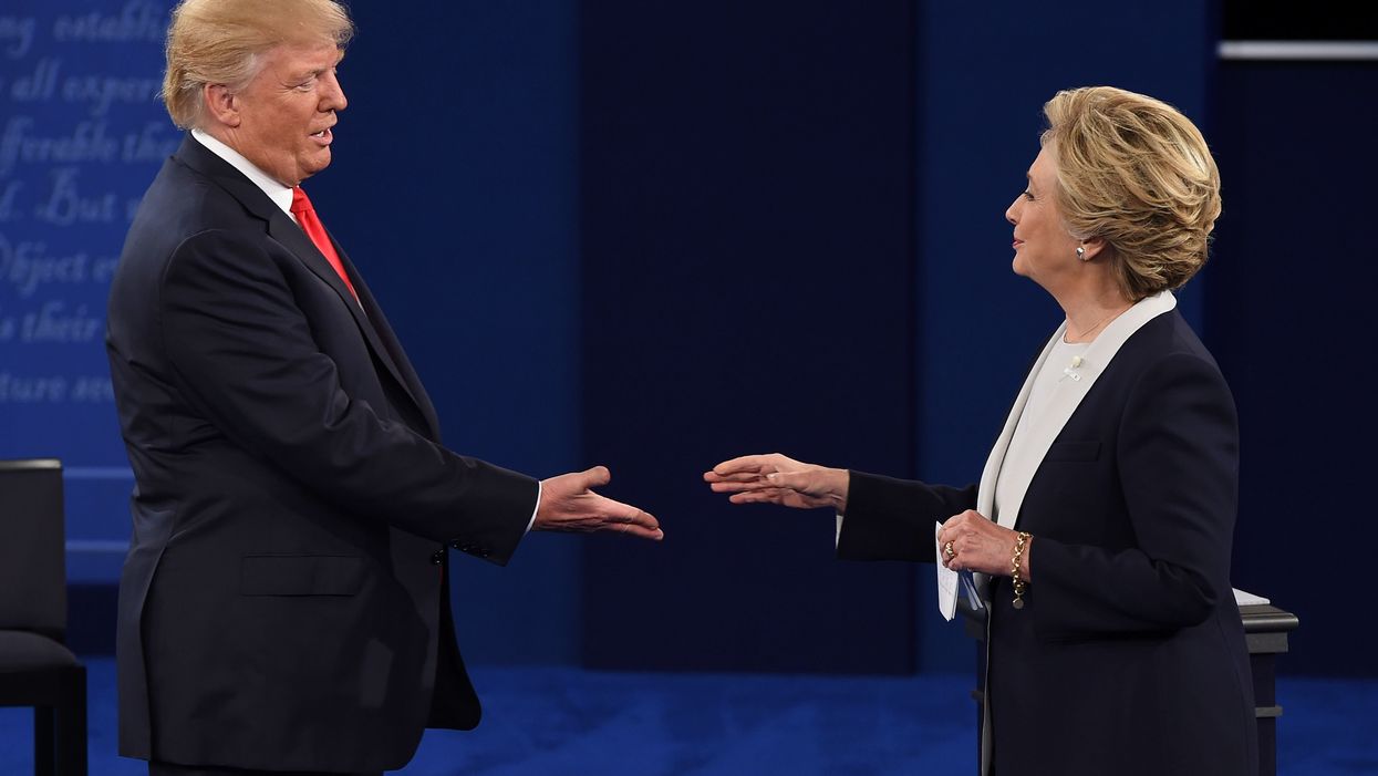 Trump and Clinton trade parting shots on Twitter after she announces she's not running