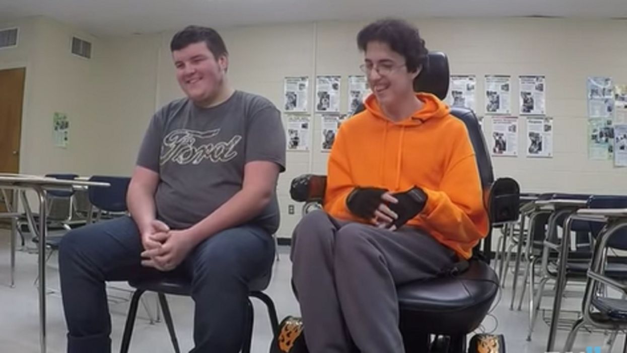 Arkansas teen works part-time gig for two years to buy his buddy an electric wheelchair