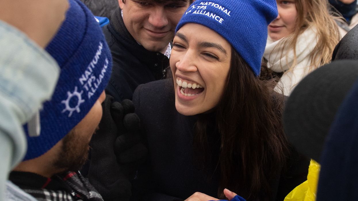 Conservative billboards in Times Square blast Alexandria Ocasio-Cortez over ‘Green Raw Deal’: Americans are the boss