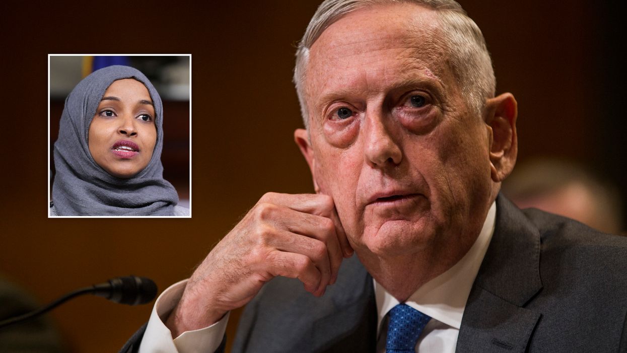 News video claims James Mattis made 'same critiques' of Israel as Rep. Ilhan Omar. But here's the truth.