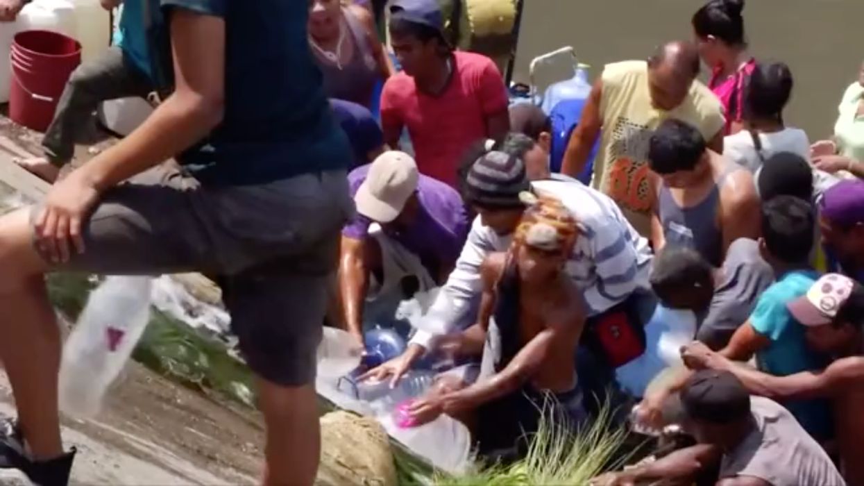 Venezuelans resort to drinking from sewage drains as nation's massive power blackout continues