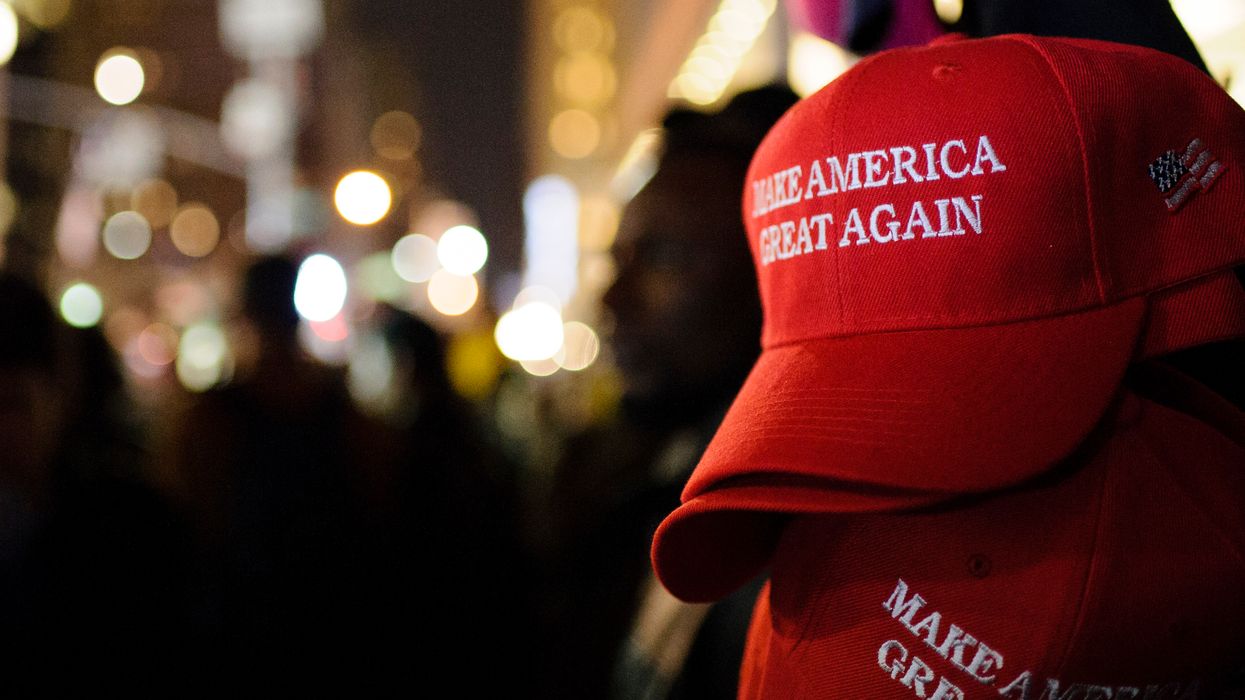 Woman slashes random vehicle's tire just because she saw a MAGA hat in the car
