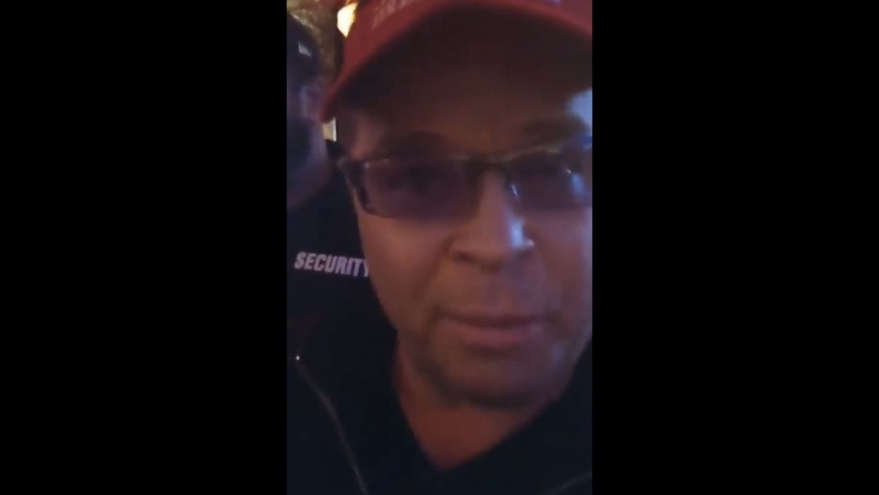 NYC bartender caught on video kicking out patron for his pro-Trump visor. Bartender now paying for 'political' move.