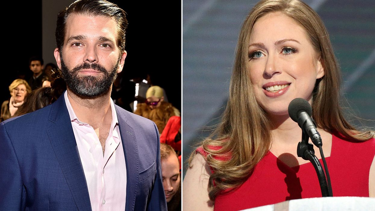 Donald Trump Jr. leaps to defend Chelsea Clinton after far-left activists accost her in viral video