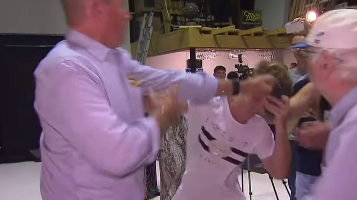 Conservative actor defends lawmaker who punched teen for egging him. The internet piles on him fast, but he refuses to stand down.