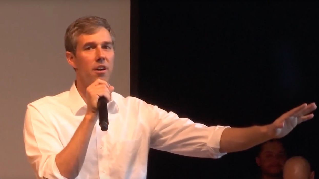 A college student stuns Beto O'Rourke with a challenging question and the exchange is on video