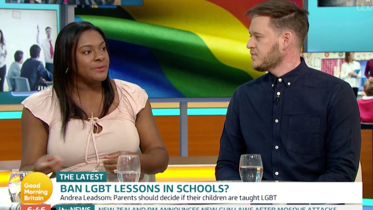 Christian mom tells gay man on morning TV that homosexuality is a choice. Social media lashes out in response.
