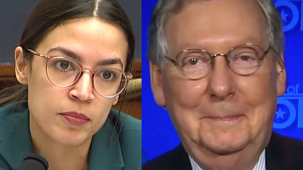 Mitch McConnell mocks Ocasio-Cortez after Green New Deal fails to garner a single vote from Democrats