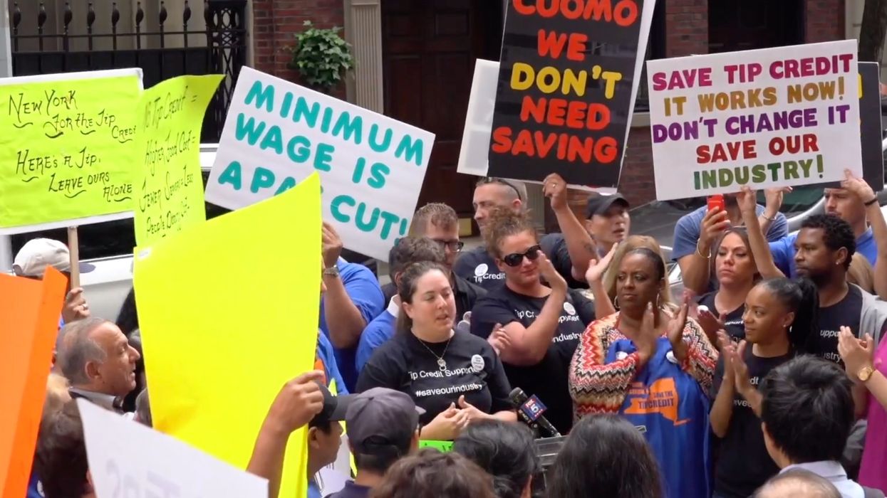 New York restaurant servers tell Hollywood actresses to 'butt out' of their business on minimum wage campaign