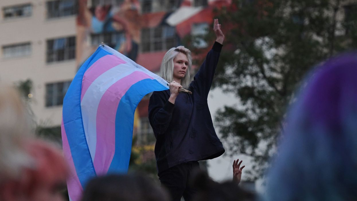 Transgender flags litter the halls of Congress ahead of International Transgender Day