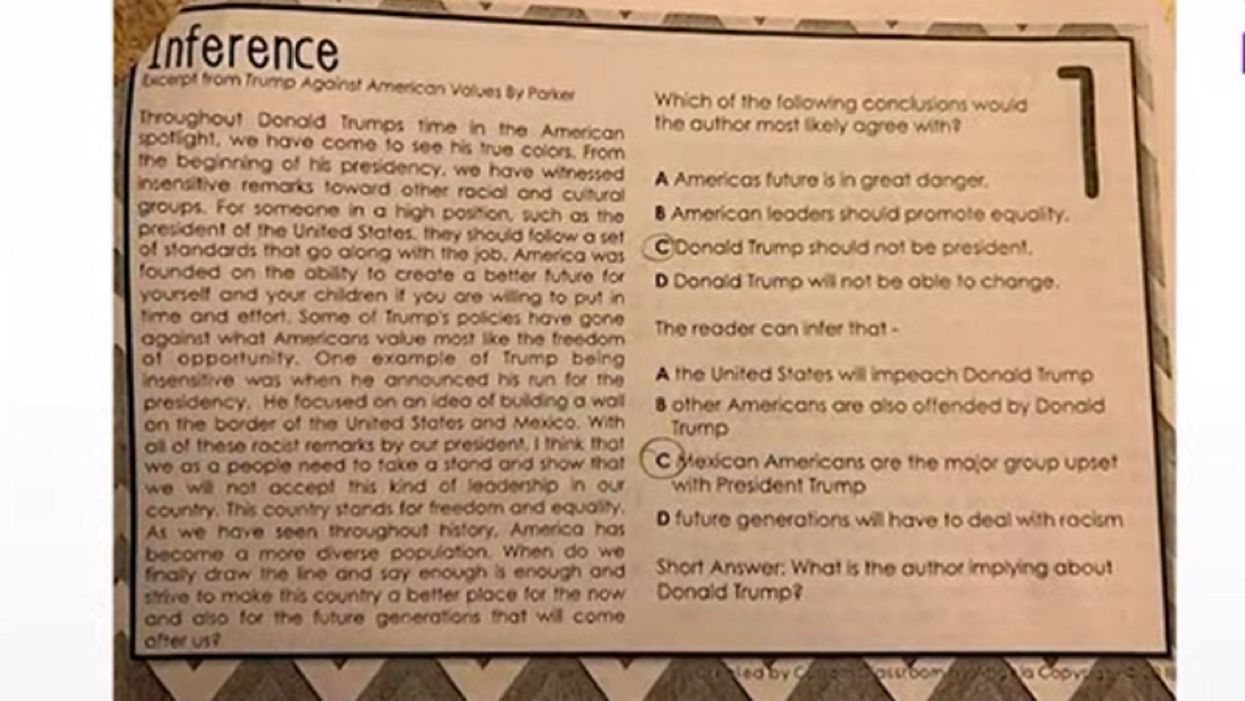 Texas teacher receives death threats over assignment featuring anti-Trump essay