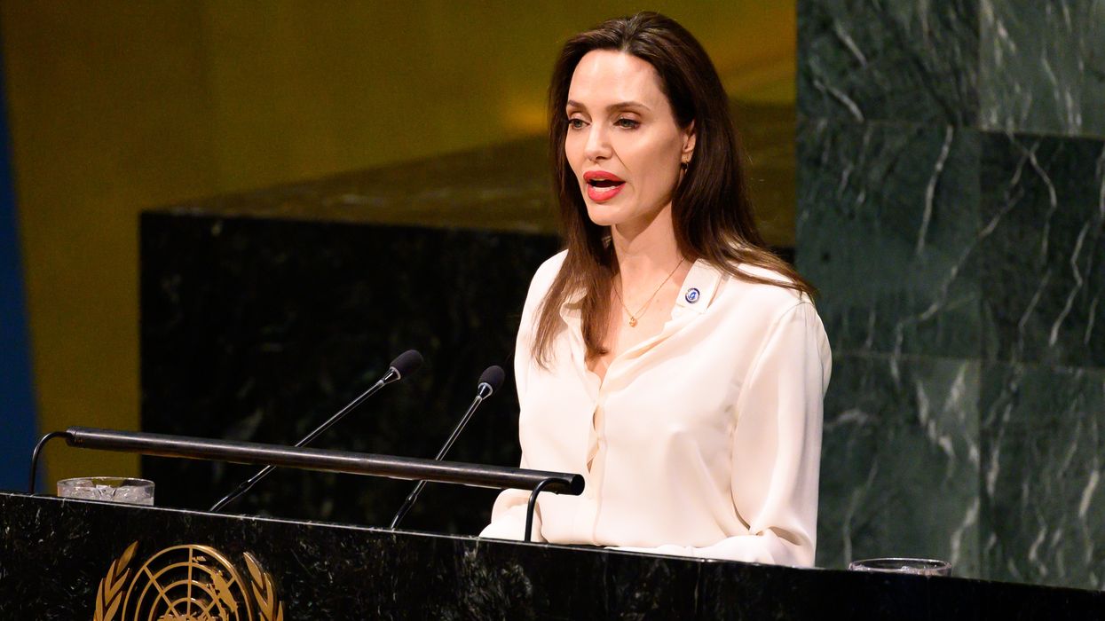 Actress Angelina Jolie will not rule out running for office