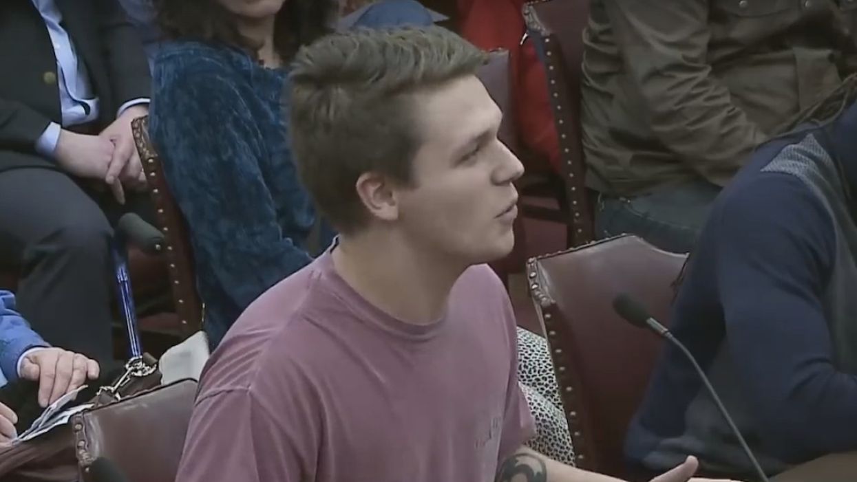 Watch this guy boldly speak the truth about abortion in front of state lawmakers