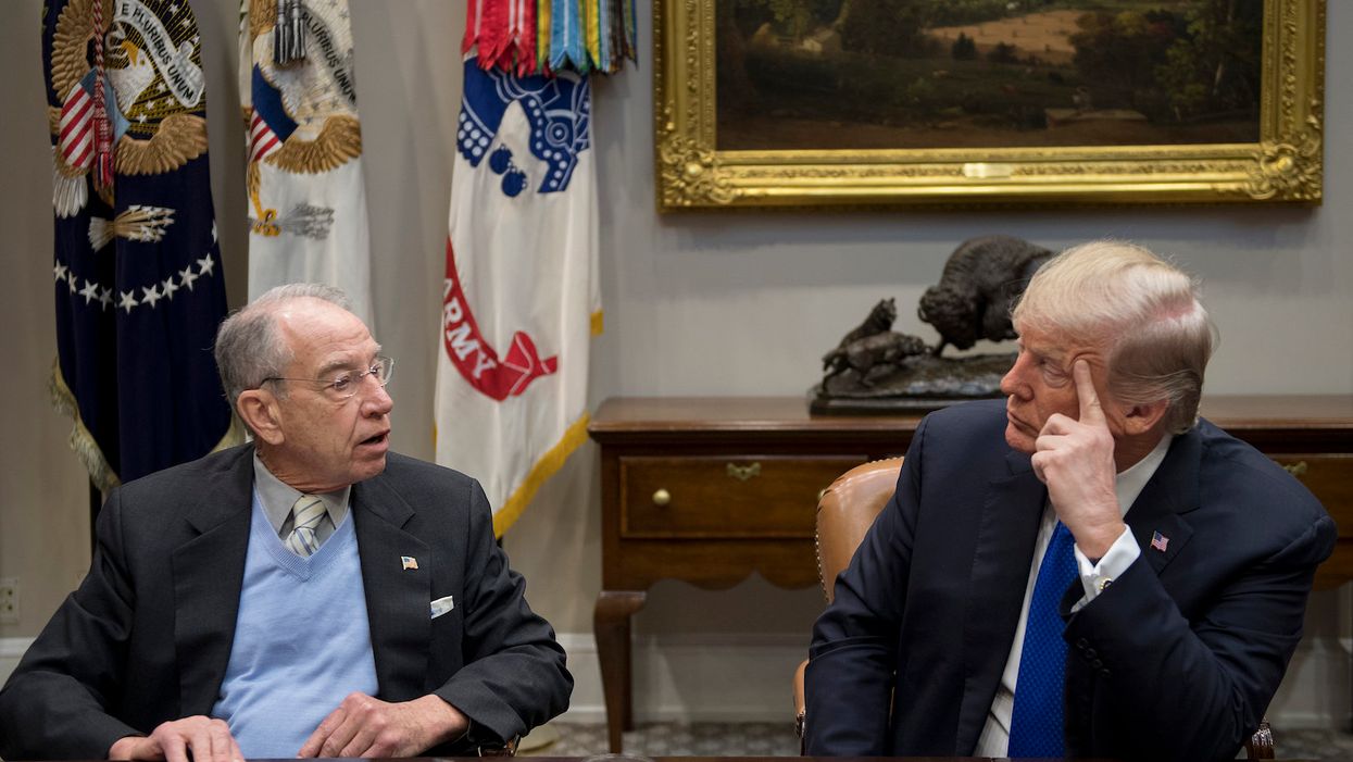 GOP Sen. Grassley slams Pres. Trump for 'idiotic' comment on wind energy