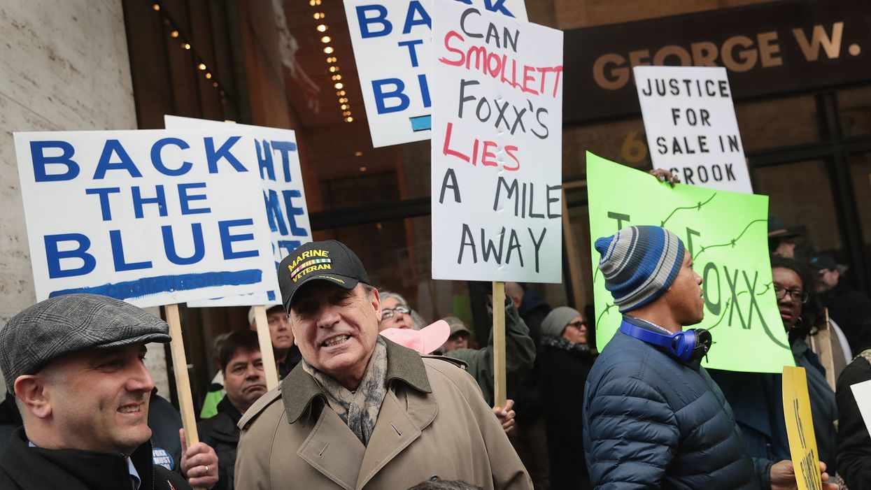 Democratic lawmaker calls the Chicago police union a 'sworn enemy of black people' following protest of Jussie Smollett dismissals