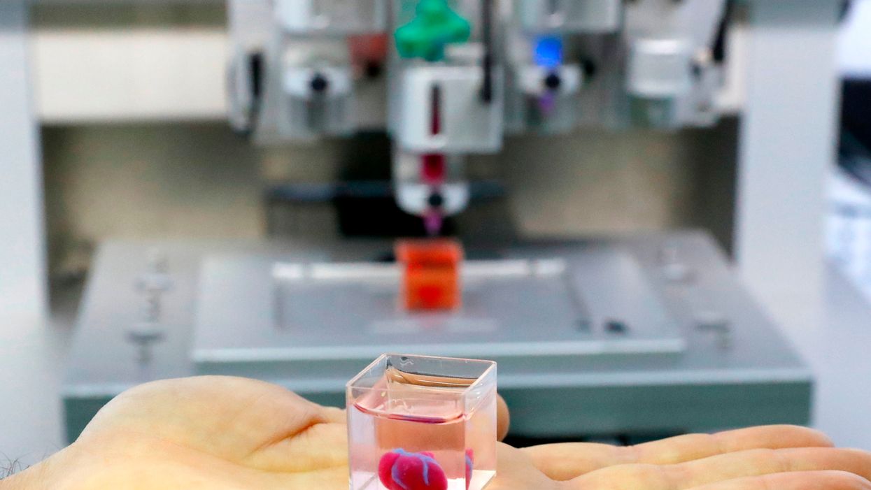 Scientists create the first-ever 3D-printed heart with human tissue. Experts hope it could lead to personalized organ transplants.