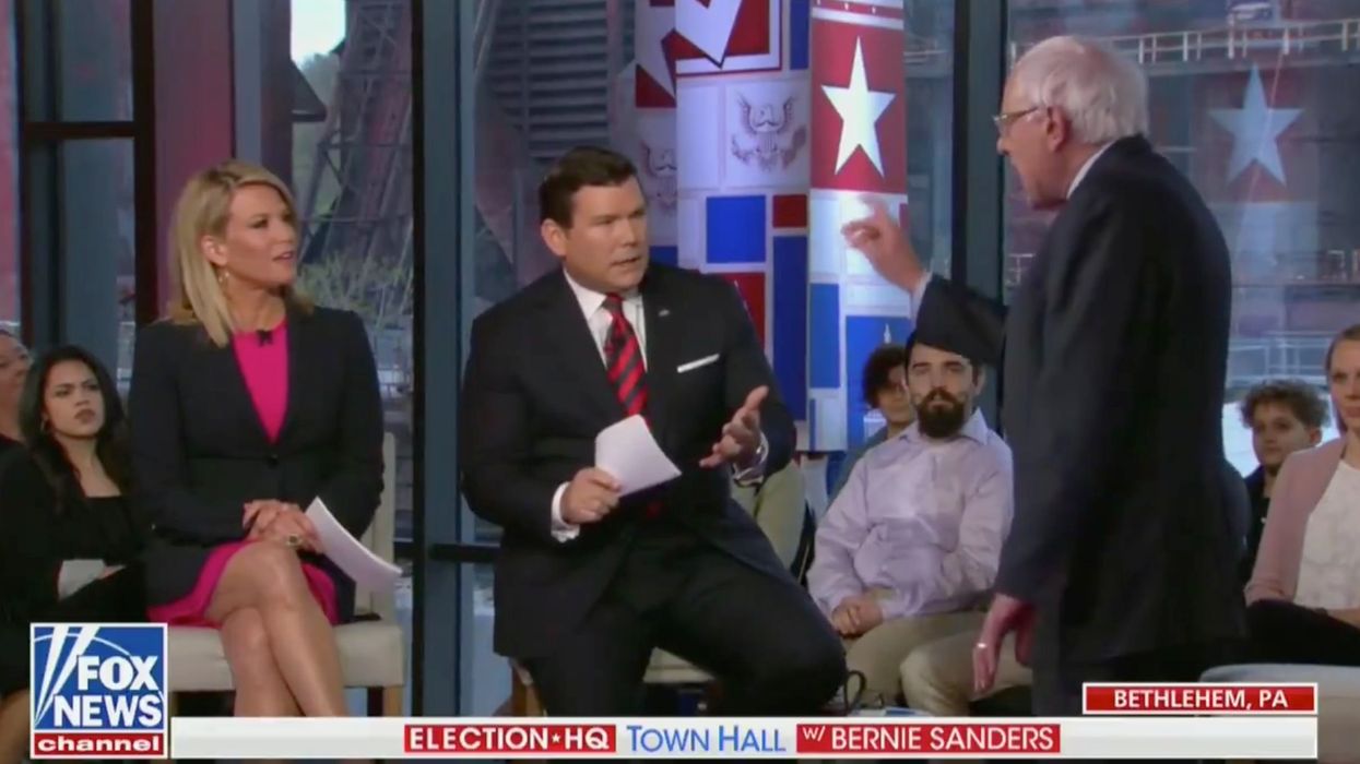 WATCH: Fox News hosts corner Bernie Sanders' hypocrisy on taxes. His response says it all.