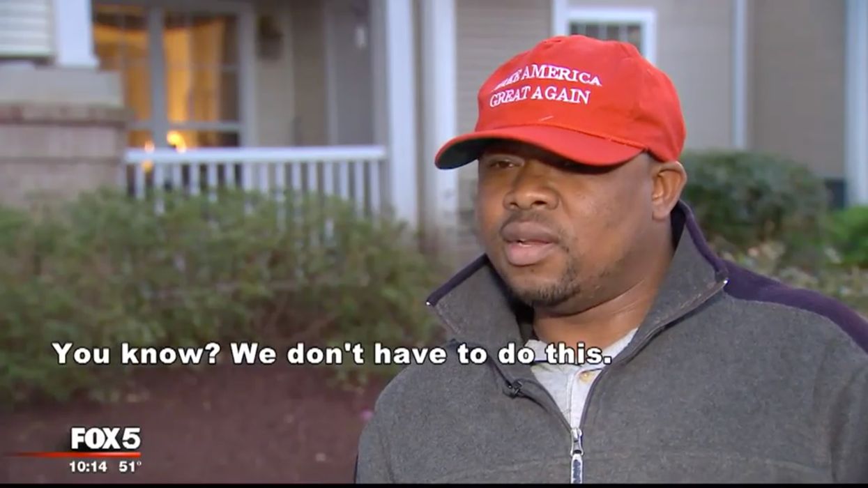 West Africa immigrant says two men assaulted, robbed him because of his MAGA hat