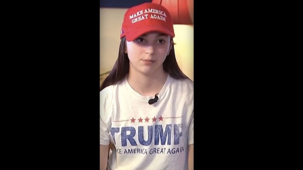 Principal apologizes to student after telling her to cover up her pro-Trump T-shirt