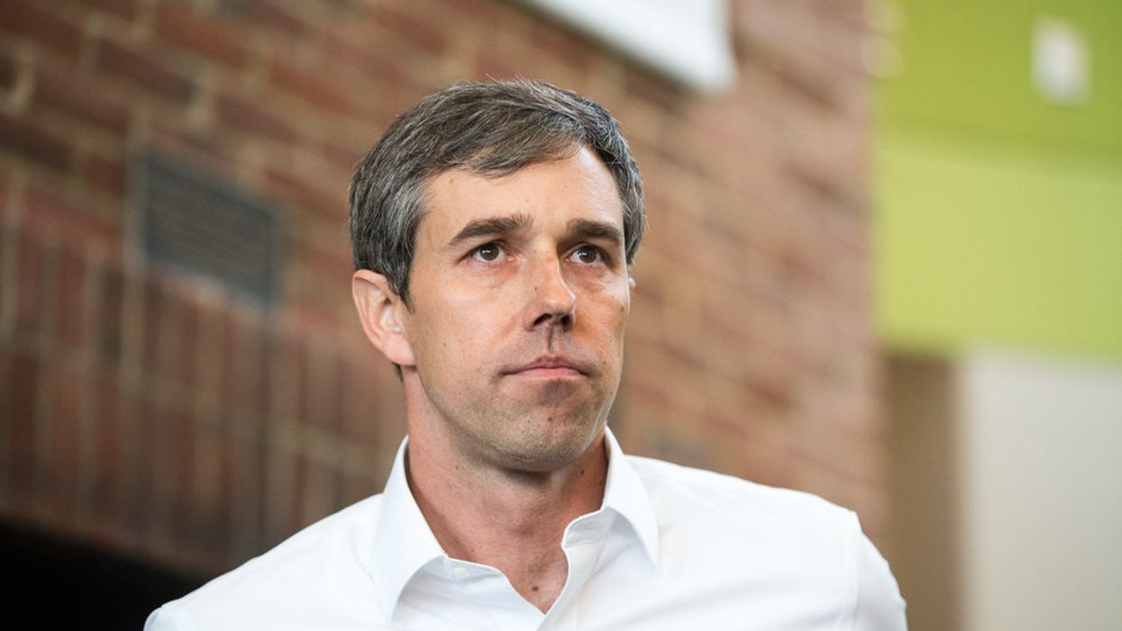 Beto O’Rourke was asked why he doesn’t donate much to charity. He responds that his ‘sacrifice’ is running for office