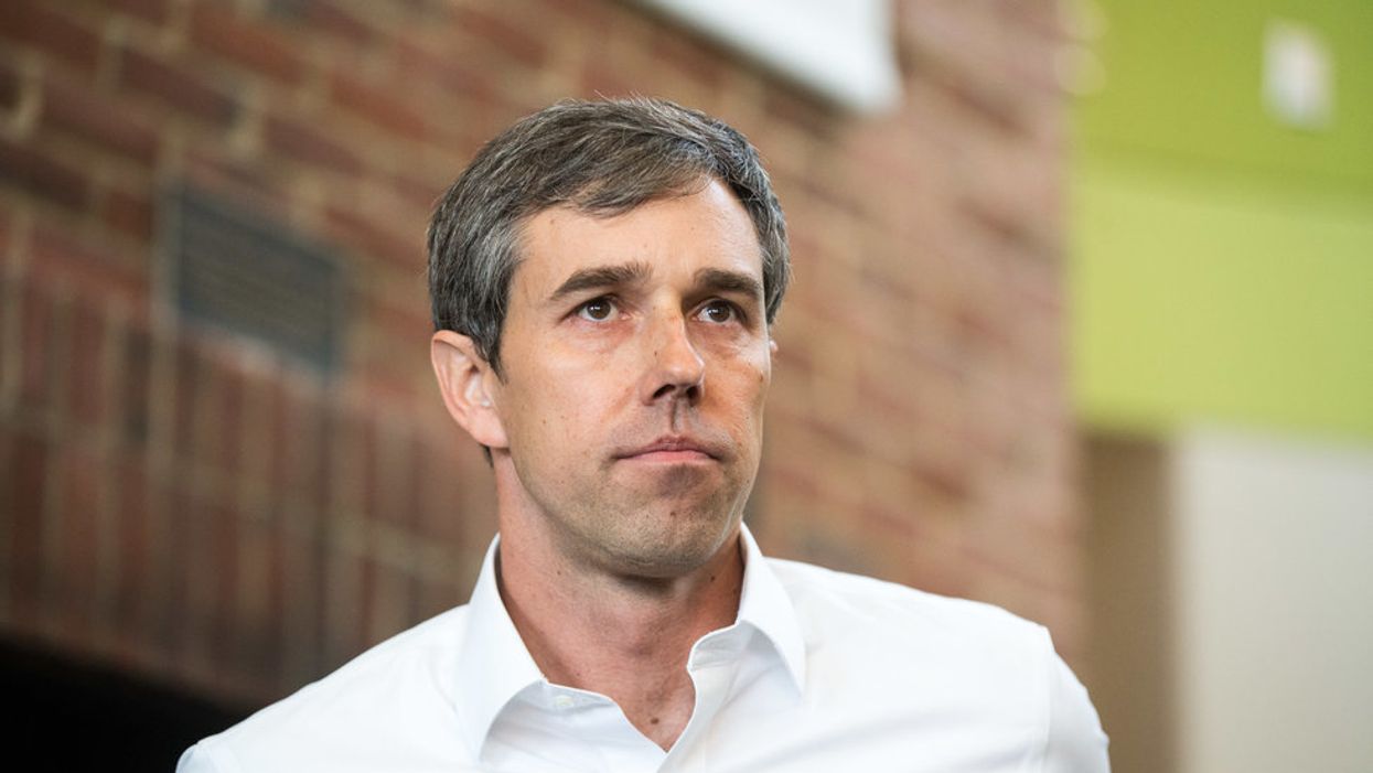 Beto O’Rourke was asked why he doesn’t donate much to charity. He responds that his ‘sacrifice’ is running for office