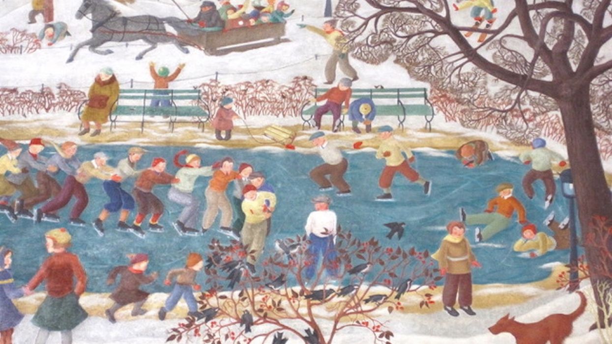 1930s mural showing only white people removed from middle school since it doesn't reflect 'diversity' of student body