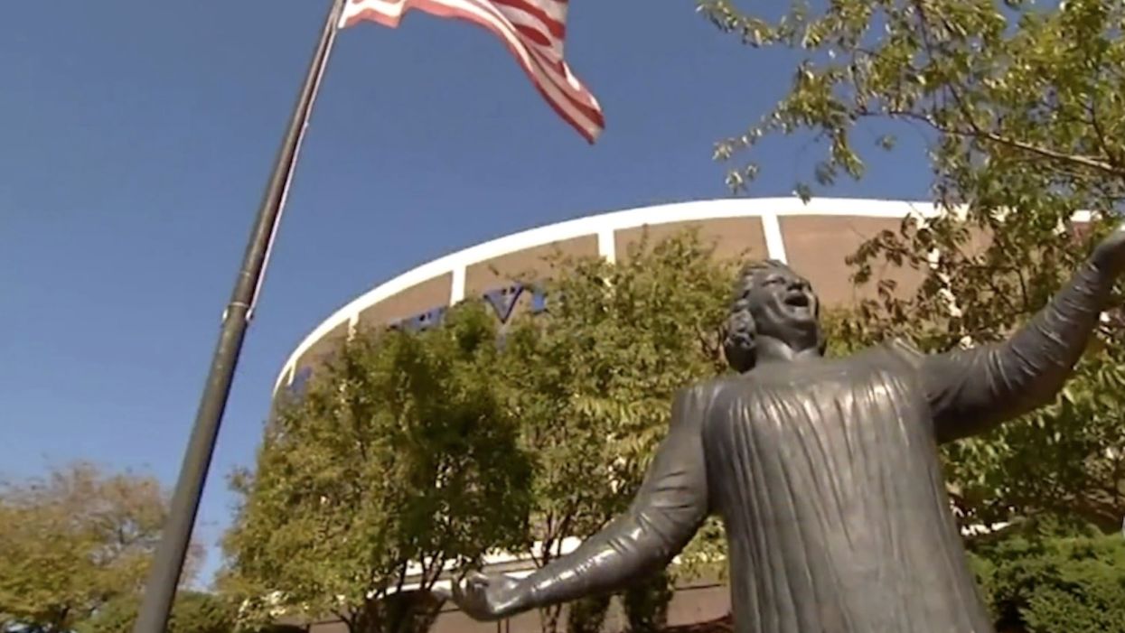 Philadelphia Flyers remove Kate Smith statue over racially insensitive songs she sang in early 1930s. Her family is 'appalled' at team.