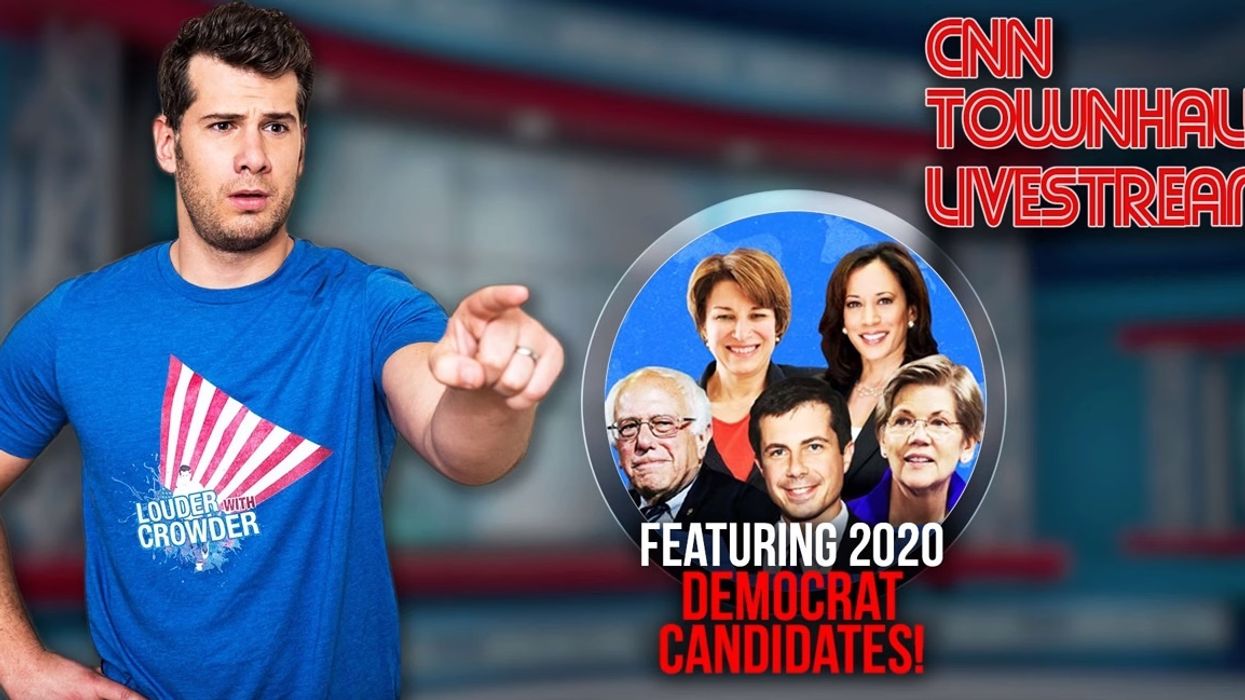 Watch CNN town halls with Steven Crowder