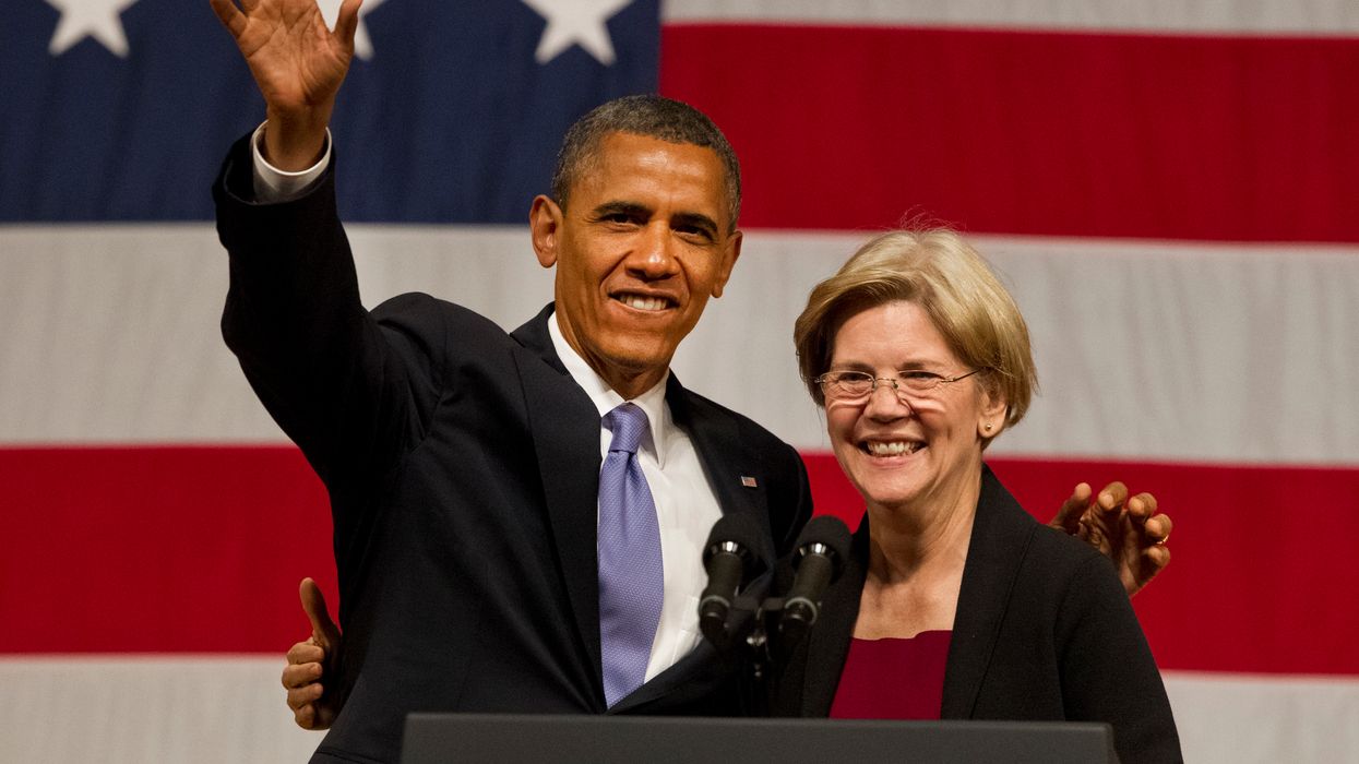 Elizabeth Warren ducks student's question about how she's any different from Obama