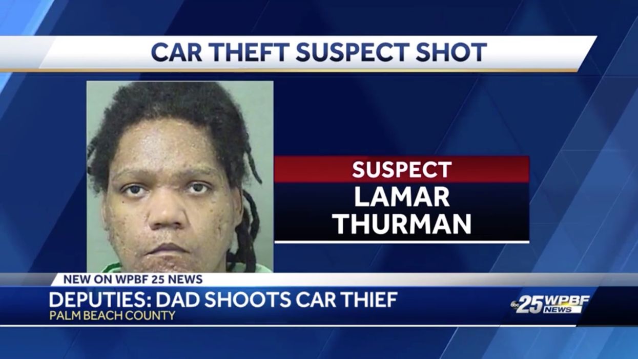 Suspect reportedly steals man’s vehicle with man’s child inside. Suspect finds out hard way that he picked the wrong car to jack.