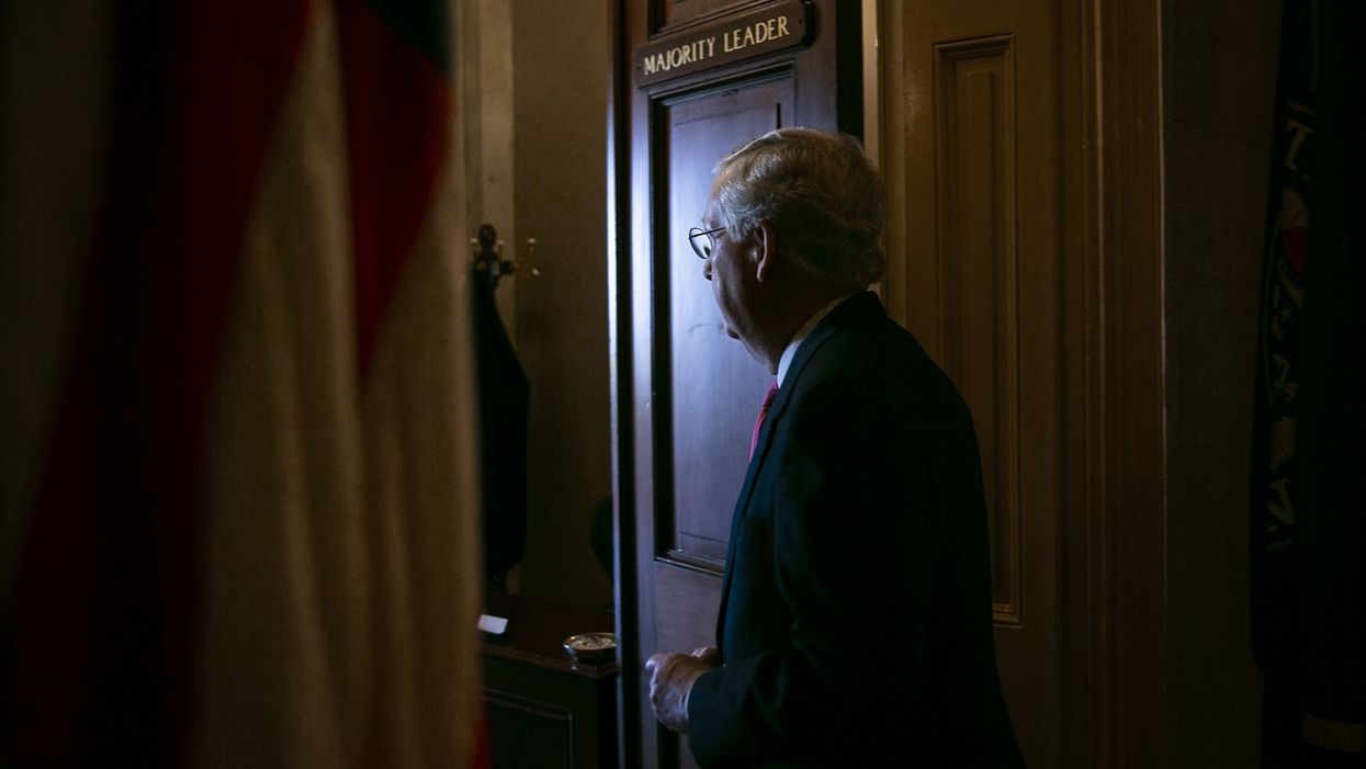 'Think of me as the Grim Reaper': Mitch McConnell says he'll make sure Democrats' socialist plans die in the Senate