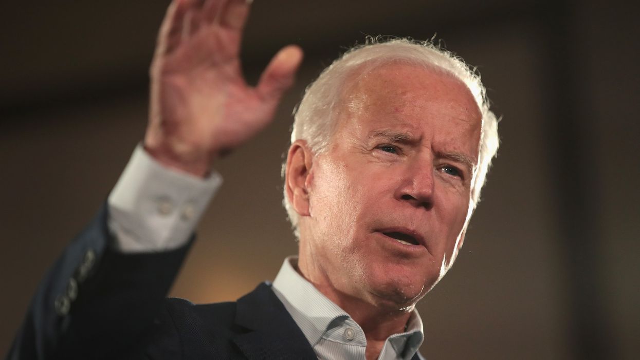 Joe Biden claims world leaders are begging him to 'save the world' and run against President Trump