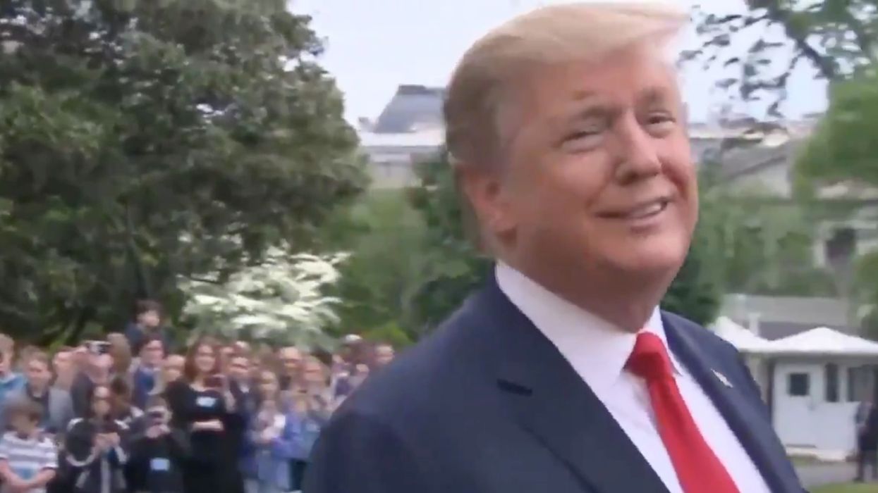 WATCH: Reporter asks Trump 'how old is too old' to be president. Trump's hilarious response takes shot at Biden.