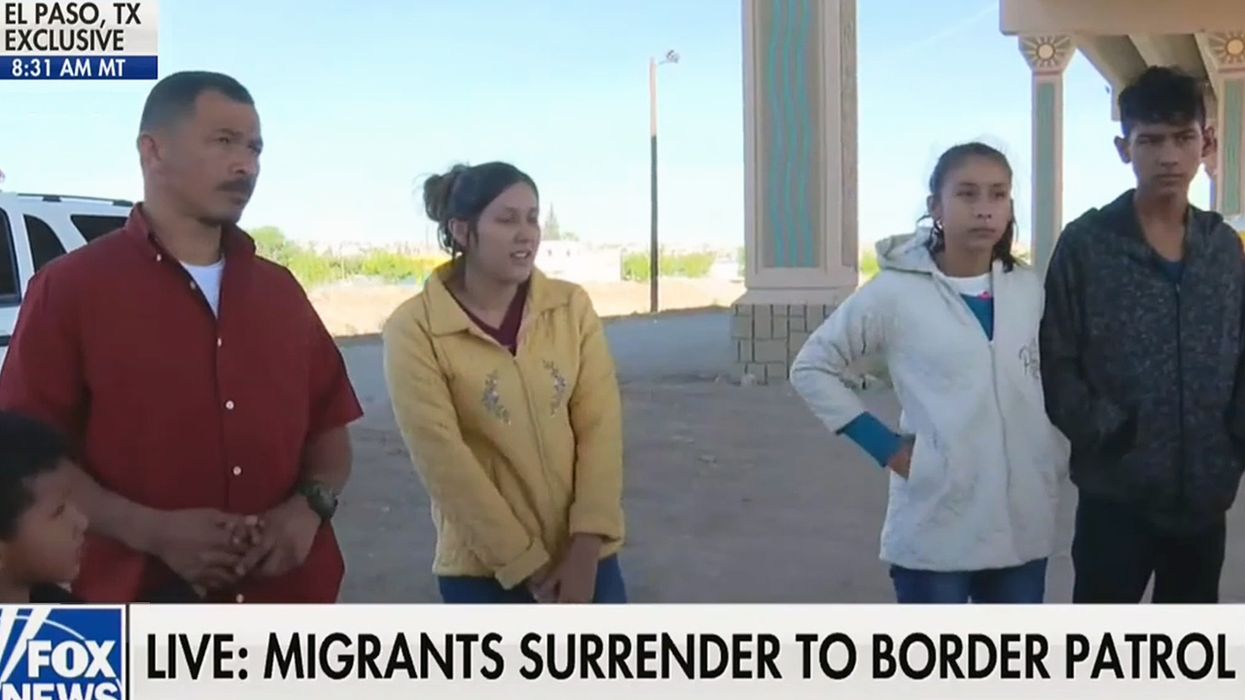 Fox Host catches multiple illegal border crossings live on air while airing Trump interview