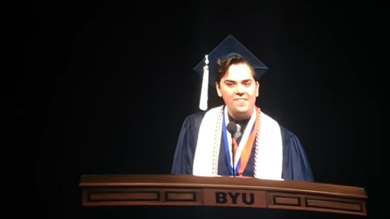 'I am proud to be a gay son of God': Brigham Young valedictorian comes out during graduation speech