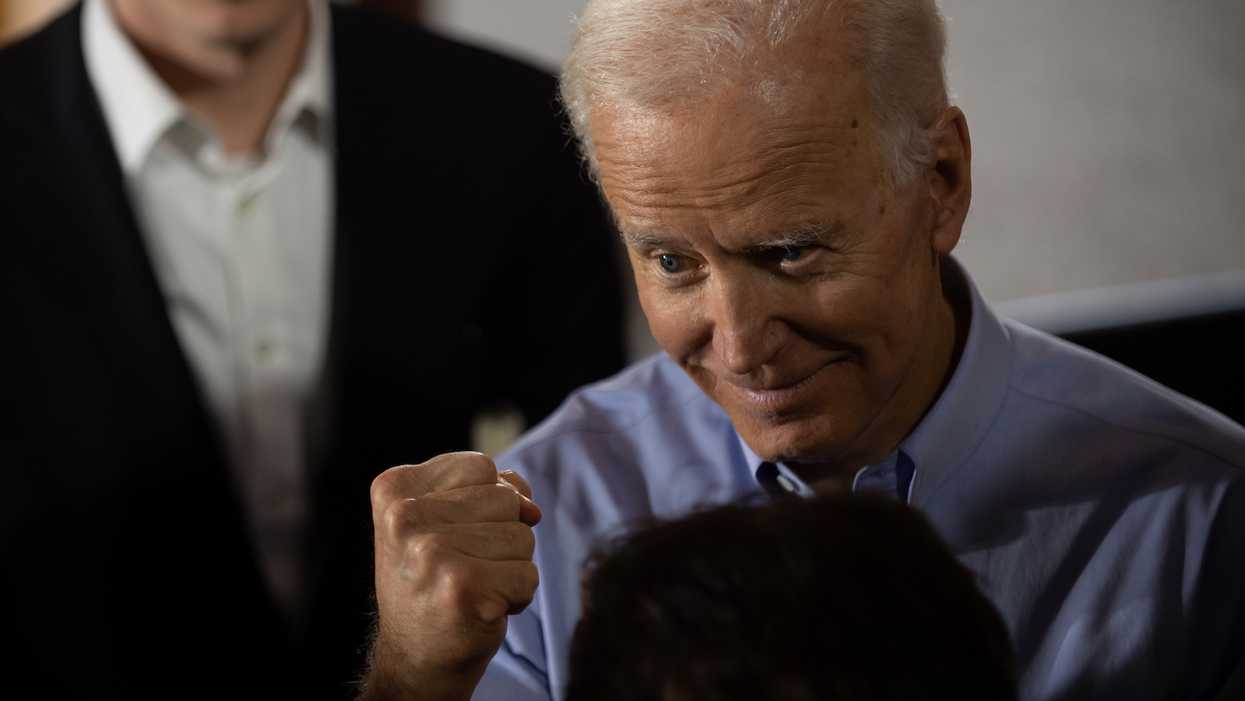 Biden comes after Trump, recycles Obama's 'hope' message in first campaign rally