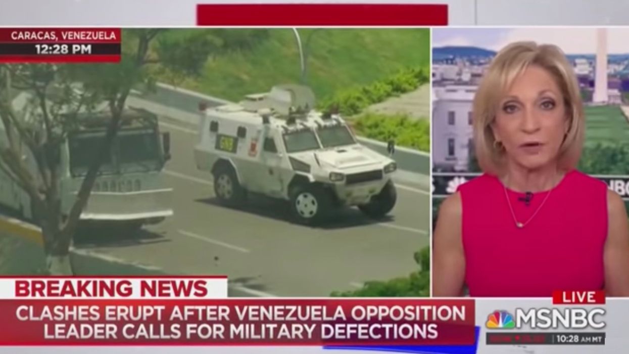 MSNBC accidentally stumbles on defense of 2nd Amendment over gov't violence in Venezuela