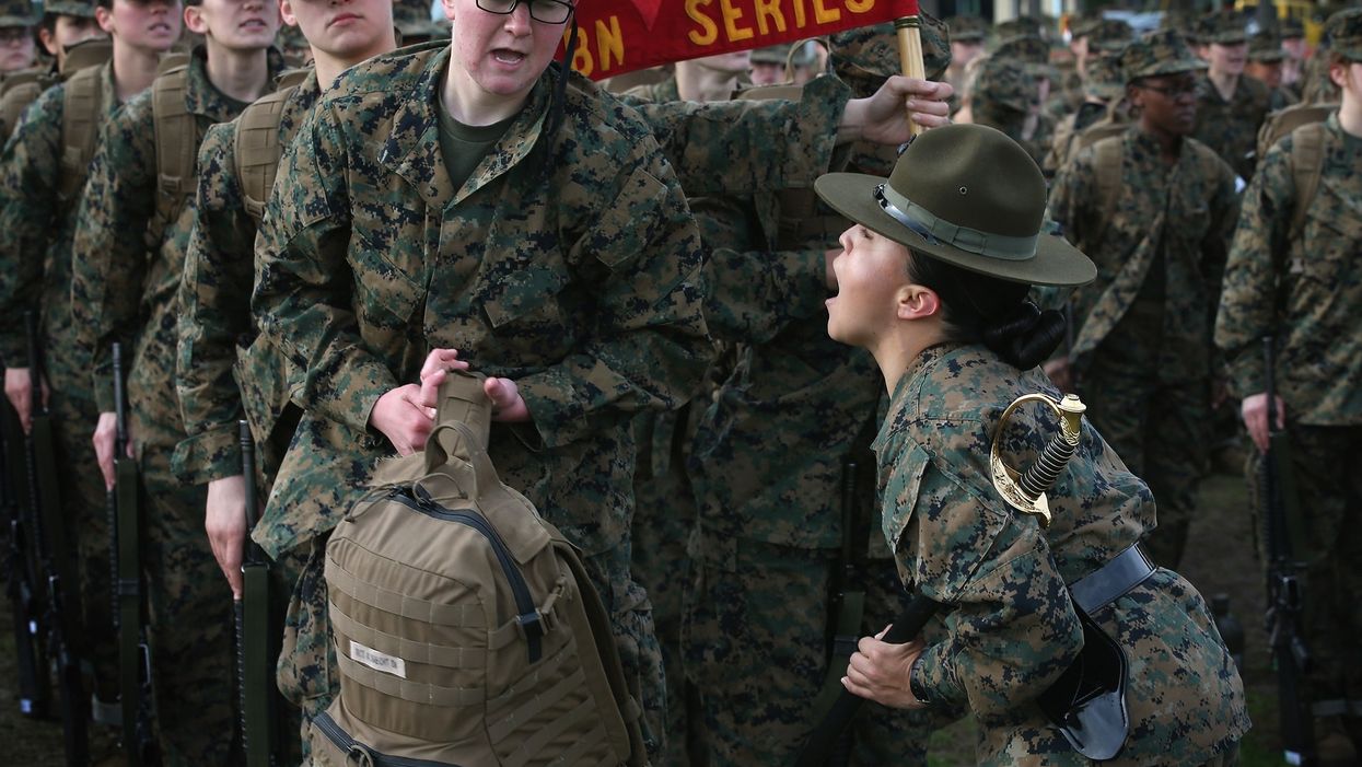 Marines looking to integrate male and female recruits during boot camp