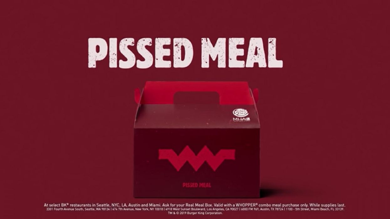 Feeling 'blue,' 'salty,' or 'pissed'? Life got you down? Burger King just launched a range of 'Real Meals' aimed to fit your mood