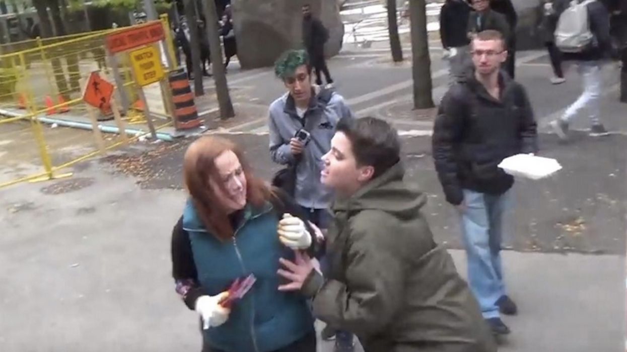 Woman pleads guilty to assaulting anti-abortion protesters last fall