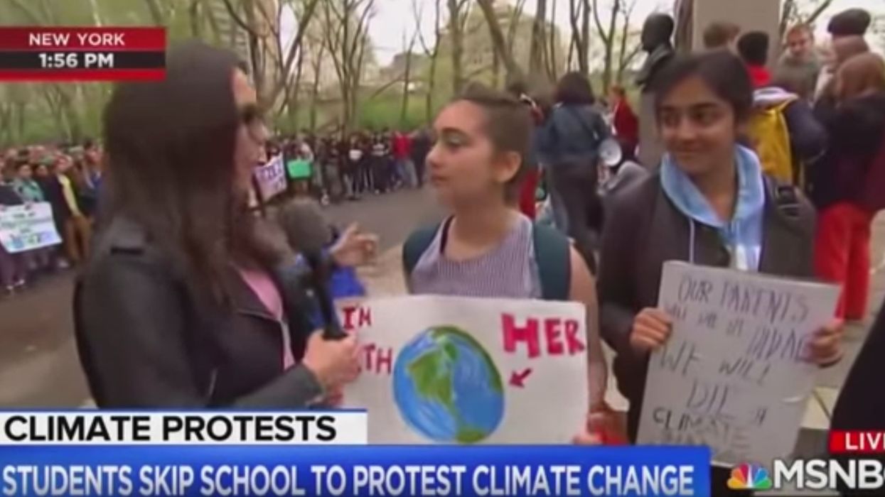 MSNBC praises teen who protests against climate change — by skipping school for 11 weeks