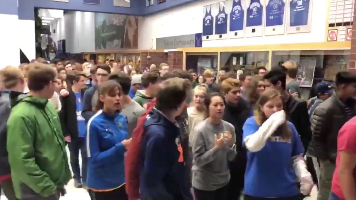 Students angrily walk out of Colorado school shooting vigil in protest after speakers push gun control and politicize tragedy
