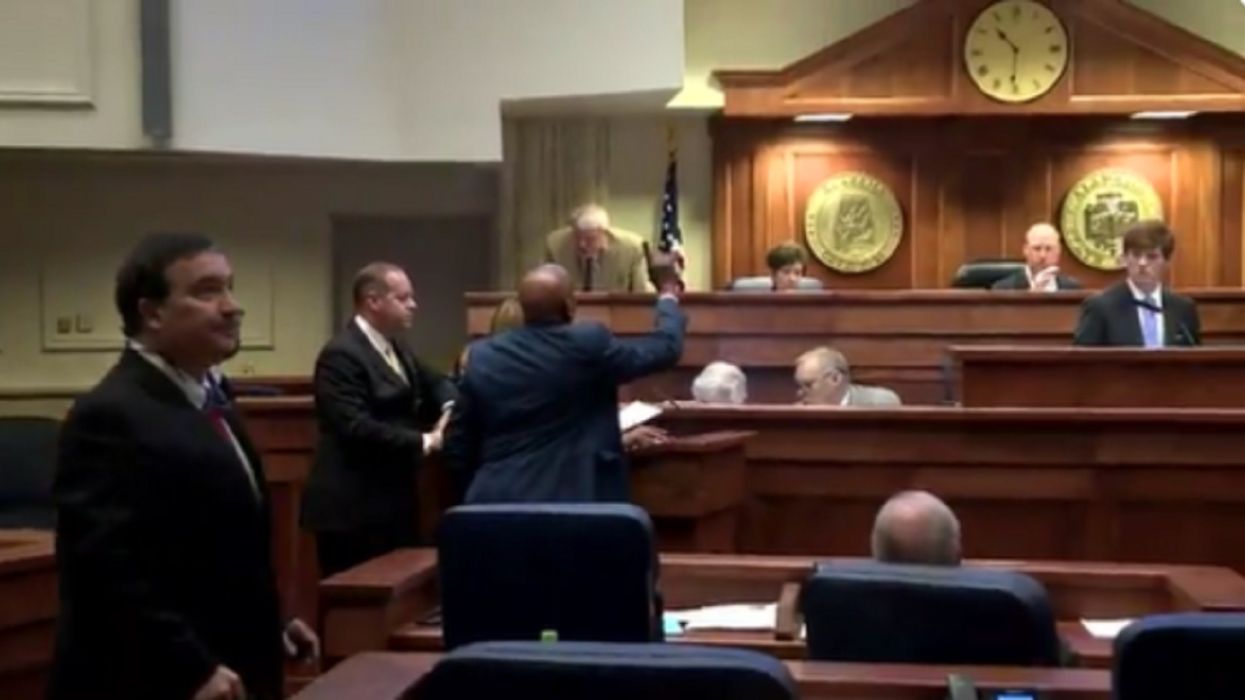 Watch: Chaos in Alabama Senate; abortion bill tabled after shouting match breaks out in chamber