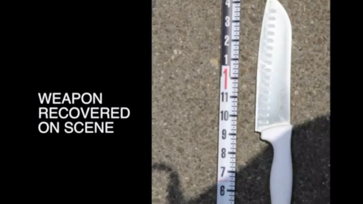 Watch: Knife-wielding 17-year-old girl apologizes to officer after she refuses to put down weapon and he shoots her