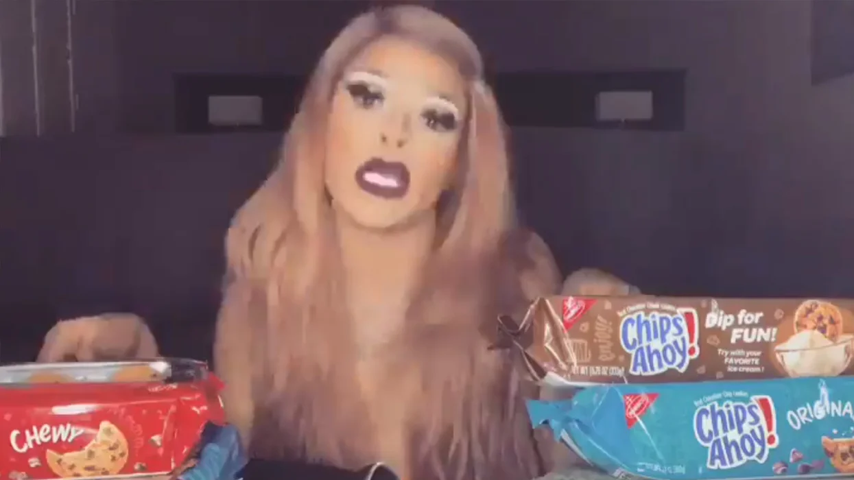 WATCH: Chips Ahoy! cookies inexplicably celebrates Mother's Day with a shouting drag queen