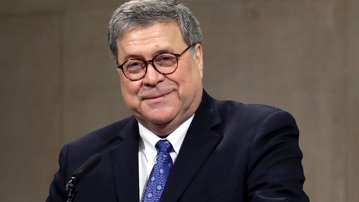 AG William Barr teases Nancy Pelosi in a greeting: 'Madam Speaker, did you bring handcuffs?'
