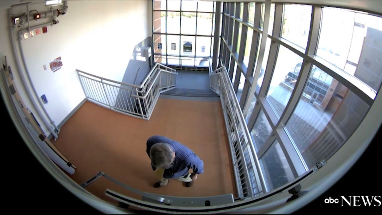 A teacher in Massachusetts tried to plant live ammo to scare a school into increasing security. But he forgot about the security cameras.