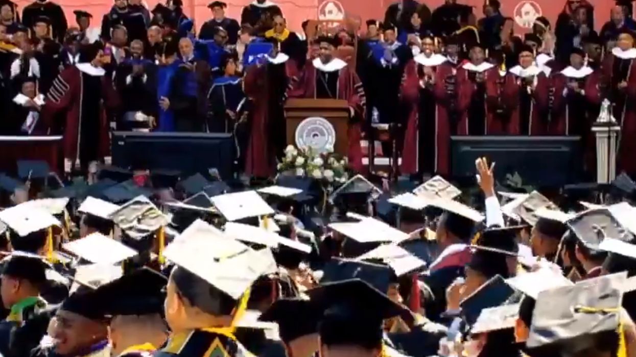 Billionaire businessman makes huge surprise announcement at Morehouse commencement