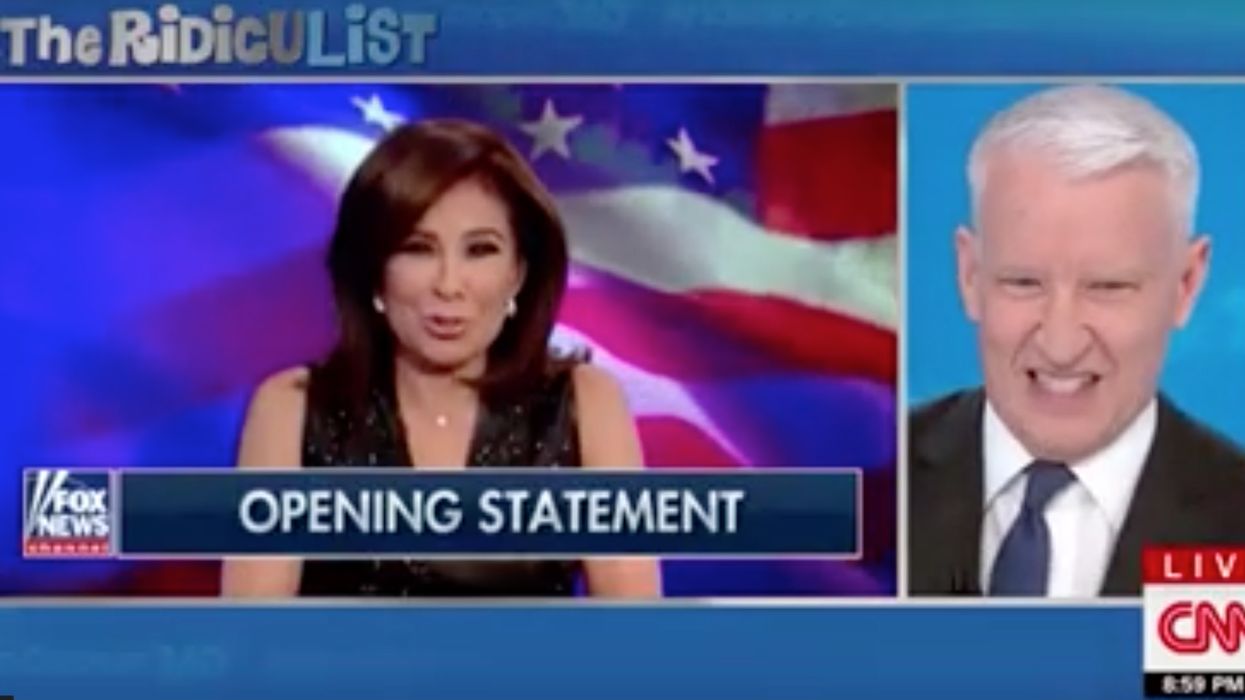 CNN's Anderson Cooper mocks President Trump, mimics ‘Islamophobe-in-arms’ Jeanine Pirro during bizarre segment