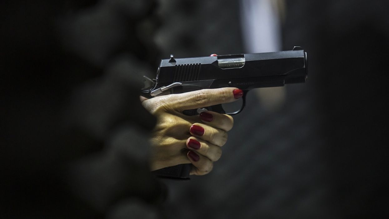 Armed woman calls 911, locks herself in closet after intruder kicks down back door. He shouldn't have taken another step.